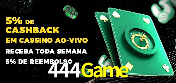 Promoções do cassino ao Vivo 444Game